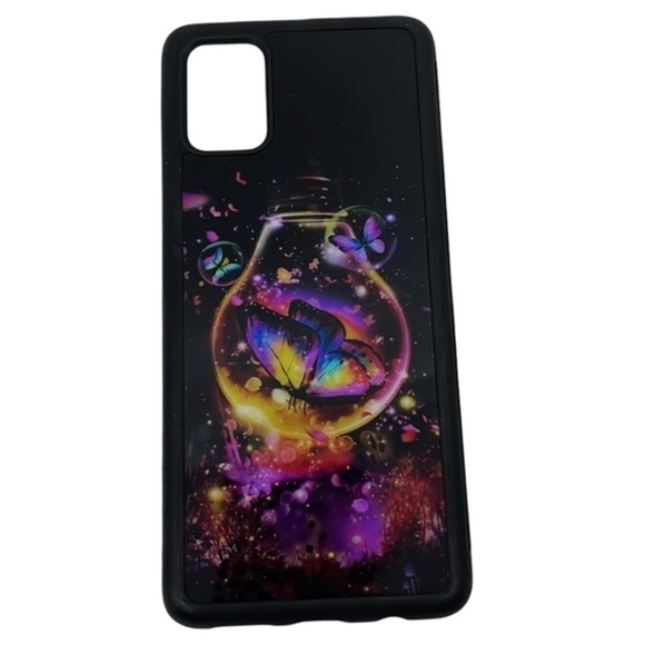 Samsung Galaxy A71 Case: Bulb Butterflies - Slim, Shockproof, and Stylish‎ - Picture 2 of 3